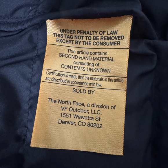Men’s north face feather down coat size 5X  great condition - Picture 4 of 5